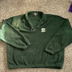 Antigua Green Bay Packer Zip-Up Sweater